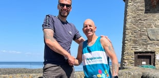 Crediton man raises £3,500 for charity that looked after dying mum 