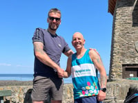 Crediton man raises £3,500 for charity that looked after dying mum 
