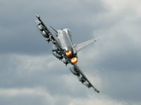 RAF jet in flying visit to Crediton area 