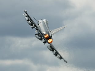 RAF jet in flying visit to Crediton area 