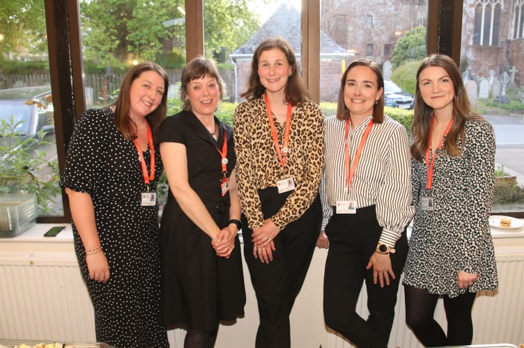 Town Council staff at the End of Term Reception.  AQ 4307
