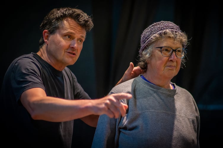 Making a point during rehearsals for ‘Twelfth Night’. Photo: Mike Palmer