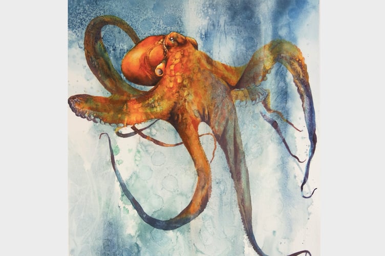 'Dancing in the Waves to the Rhythm of the Ocean' by Rachel Toll.