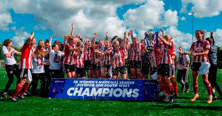 Champions: Exeter City Women.
