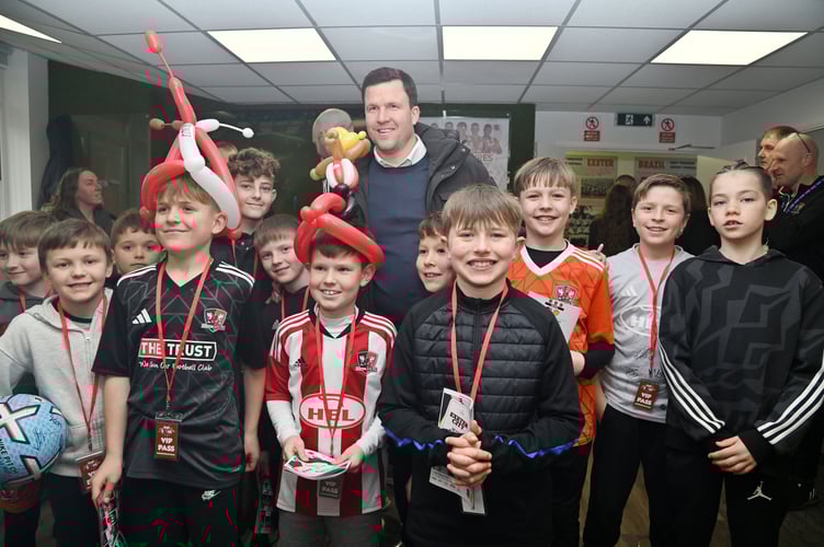 Junior Grecians Lounge before the Sky Bet League 1 Match between Exeter City and Burton Albion at St James Park, Devon on 16 March 2024. Photo: Izzy Ninnis/PPAUK