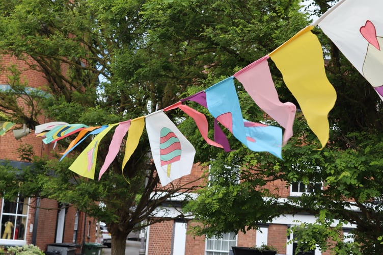 Bunting in Town Square