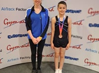 Young Okehampton gymnast wins national silver