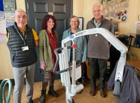Crediton Station Tea Rooms now has a hoist
