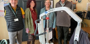 Crediton Station Tea Rooms now has a hoist
