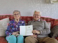 Crediton couple celebrate 70th wedding anniversary
