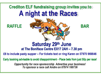 Charity race night coming up in Crediton