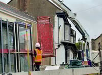 Red telephone box removed from town square