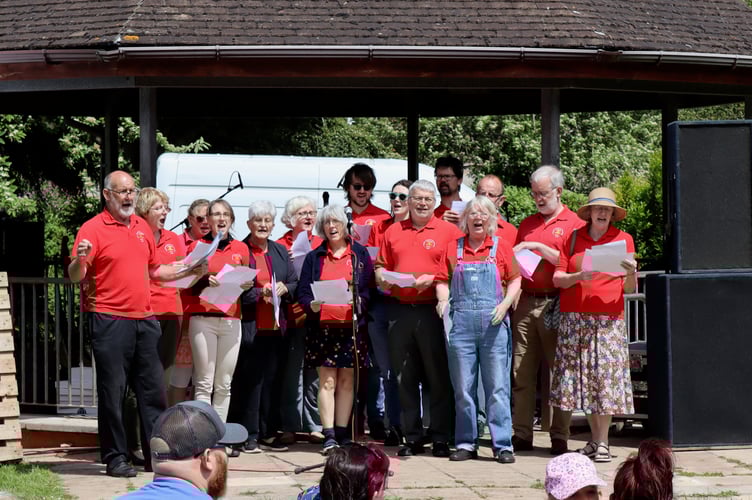 Parish Church choir singing Boniface Song