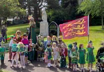 Letter: Dress as a Christmas tree for Boniface Bash