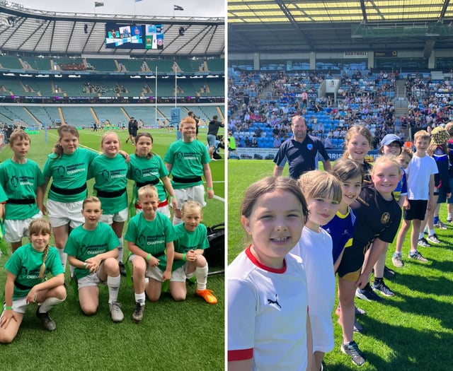 Crediton primary pupils enjoy Twickenham, Sandy Park visits