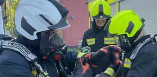 Successful training exercise for Crediton firefighters