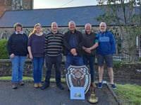 Bellringing competition in Down St Mary