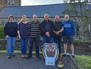 Bellringing competition in Down St Mary