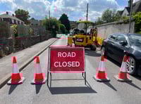 Gas leak closes road in Crediton
