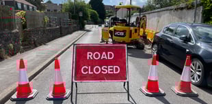 Gas leak closes road in Crediton
