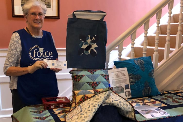 Another £68 was added to the draw for the Yeoford Yarns handmade quilt