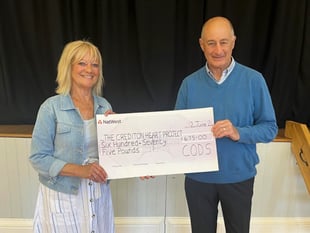CODS present £675 each to chosen charities
