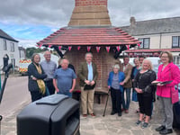 North Tawton celebrates as clocktower repair work completed