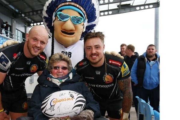 Sue Coleman at Exeter Chiefs.