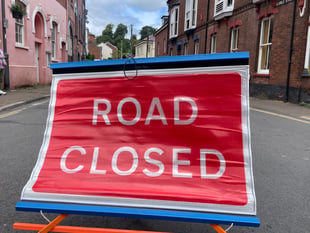 Car hitting pole closes Crediton road