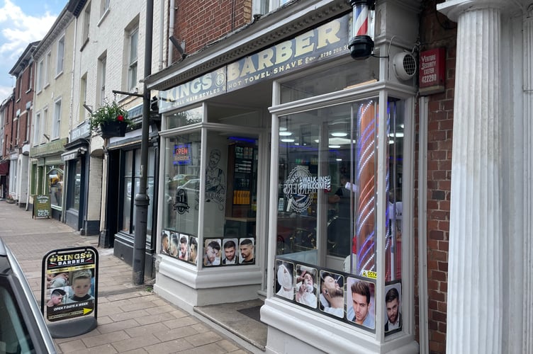 King’s Barbers has a new home next door to its previous shop.  AQ 6015