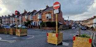 Exeter traffic experiment planters to be removed