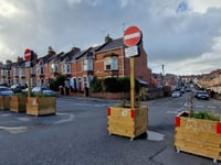 Exeter traffic experiment planters to be removed