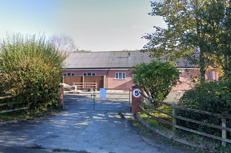 One of buildings at the former Blue Cross centre proposed to become homes