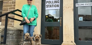 General election: Voters queued in Crediton