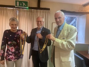 Fred is new Crediton Rotary President

