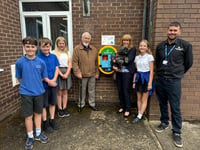Landscore School defibrillator is accessible to all