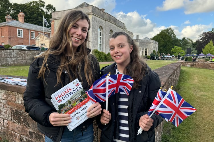 Volunteers who handed out programmes and flags.  AQ 7058