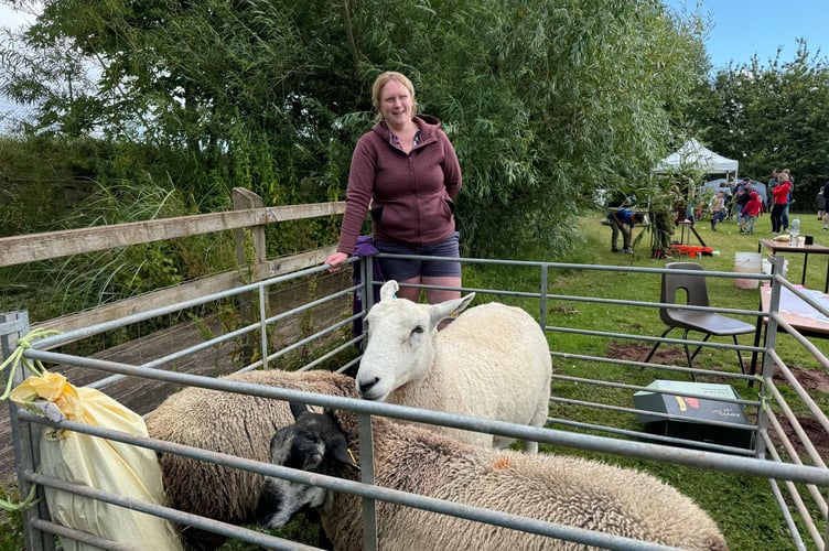 Gemma Stephens ran the Guess the name and weight of the sheep game.  AQ 6982