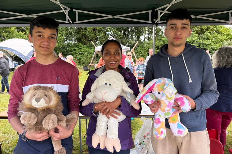 The Teddy Tombola is a popular stall at most school fetes. AQ 6975