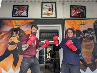 Community boxing gym brings new life to abandoned building
