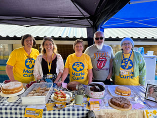 Tea Party raised £376 for Marie Curie 
