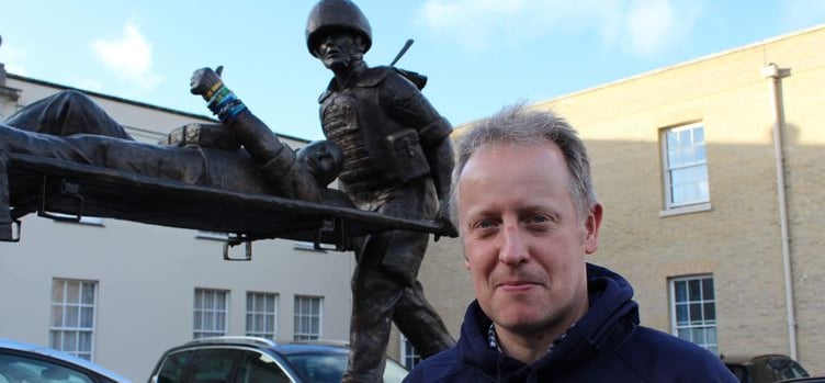 Rob Shenton praises the support he receives from Help for Heroes ahead of his Dartmoor trek in aid of the veterans' charity.