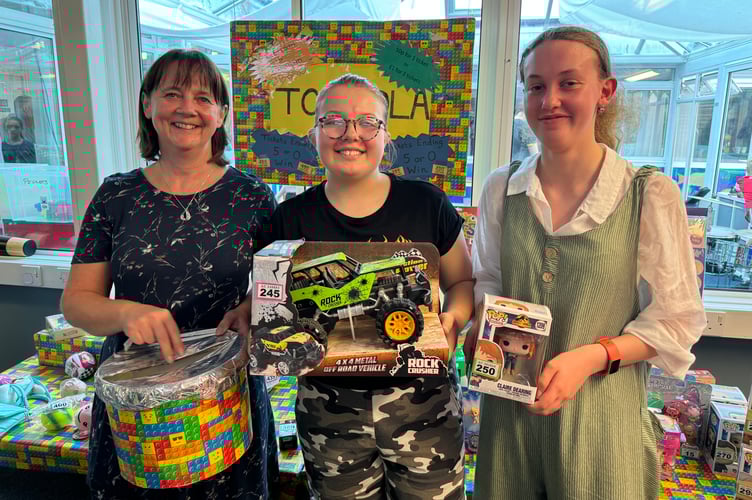 The Toy Tombola was very popular. AQ 7926