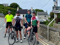 Local youngsters’ charity cycle raises thousands for school in Nepal