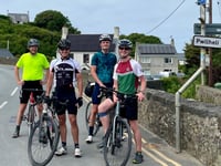 Local youngsters’ charity cycle raises thousands for school in Nepal