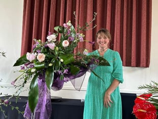 Sampford Courtenay Flower Club marks 40th birthday