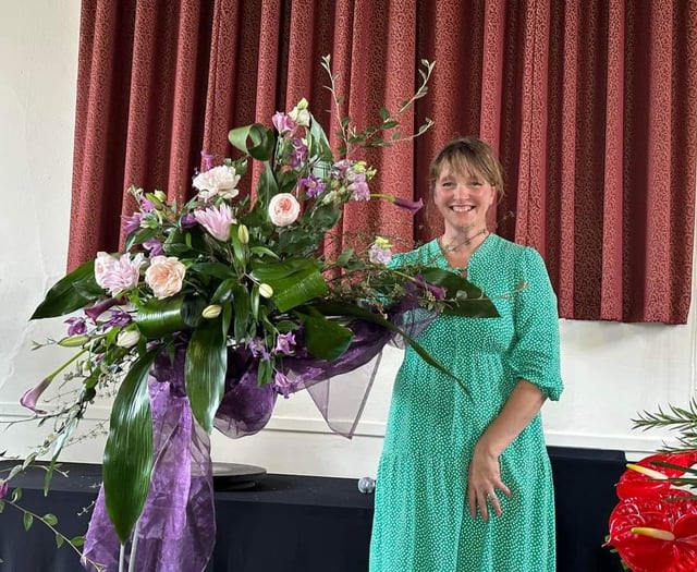 Sampford Courtenay Flower Club marks 40th birthday