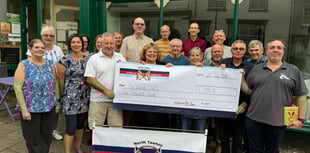 North Tawton club raises £1,000 for The Veterans Charity

