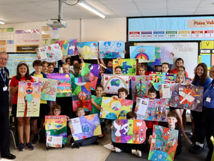Pupils make ‘peace posters’ for Lions Club competition