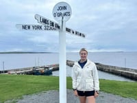 Sandford woman sets out from John O’Groats on charity world record run